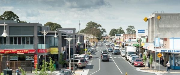 Photo of Noble Park shopping strip