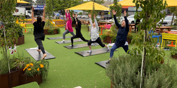 People enjoying Yoga