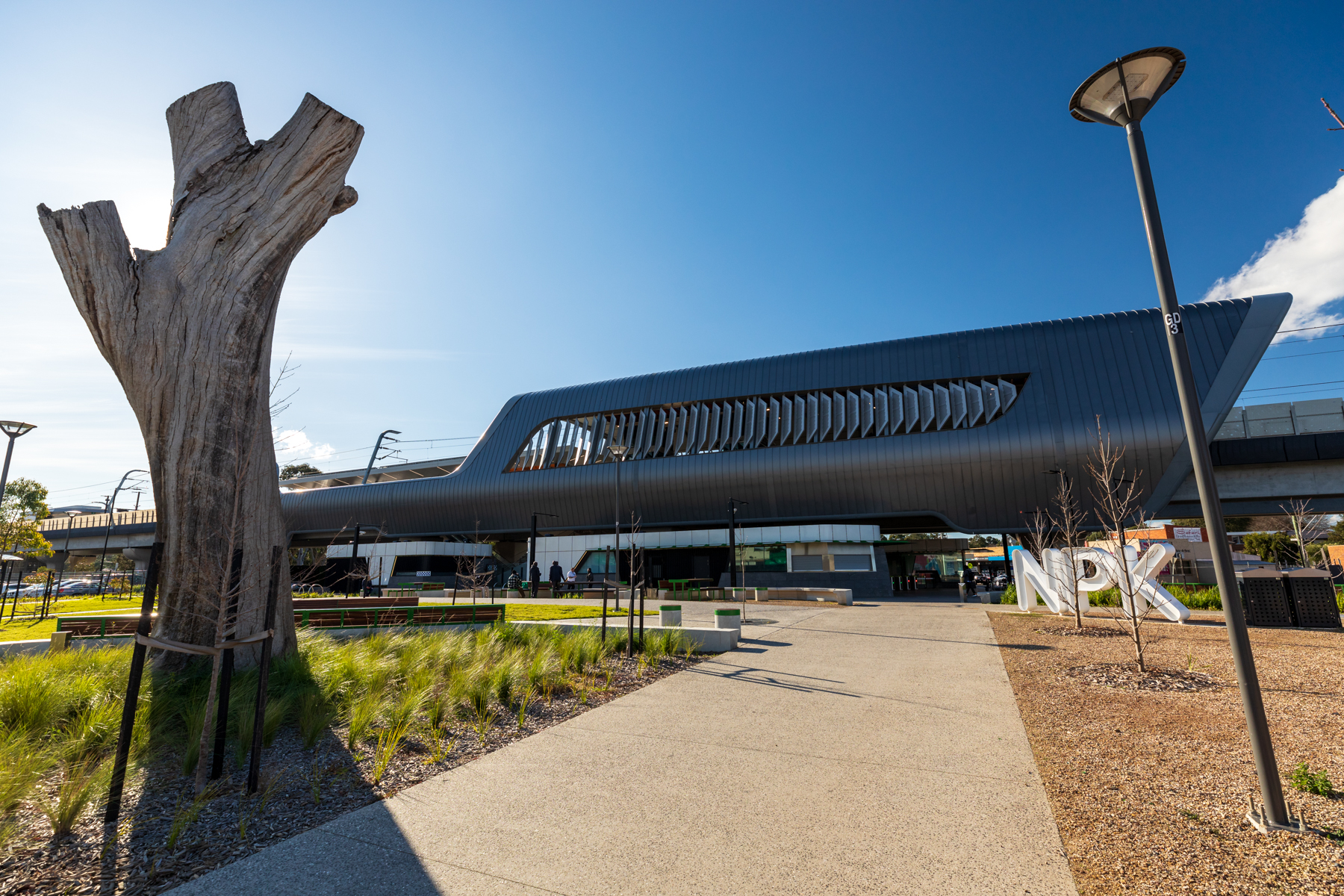 View of Noble Park train station